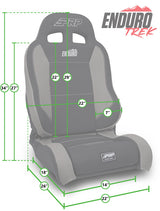 PRP 03-06 Jeep Wrangler TJ Enduro Elite Suspension Seat Trek Edition - Gray (Pair)