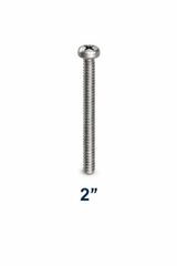 #6-32#8-32 Phillips Pan Head Machine Screws, 304 Stainless Steel – Electrical Wall Plate & Switch Mounting Screws TekShack