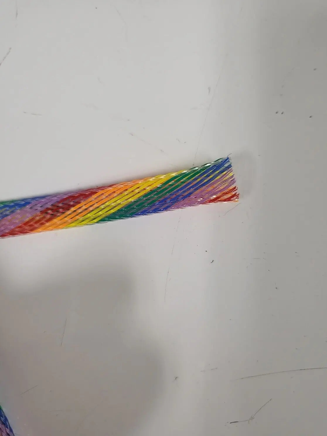 25 FT 3/8" RAINBOW PET EXPANDO SLEEVING BRAID AC/DC WIRE AND SUPPLY