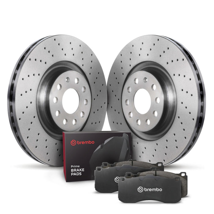 Brembo OE 15-20 Audi A3/22-23 A3/15-20 A3 Quattro/22-23 A3 Quattro Kit de frein à disque avant