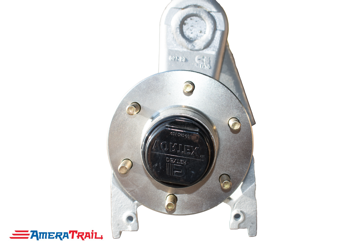 6 Lug 6000 Lb Torsion Axle w/ Vortex Hub, V Bend, Available in Multiple Sizes, Without Brakes
