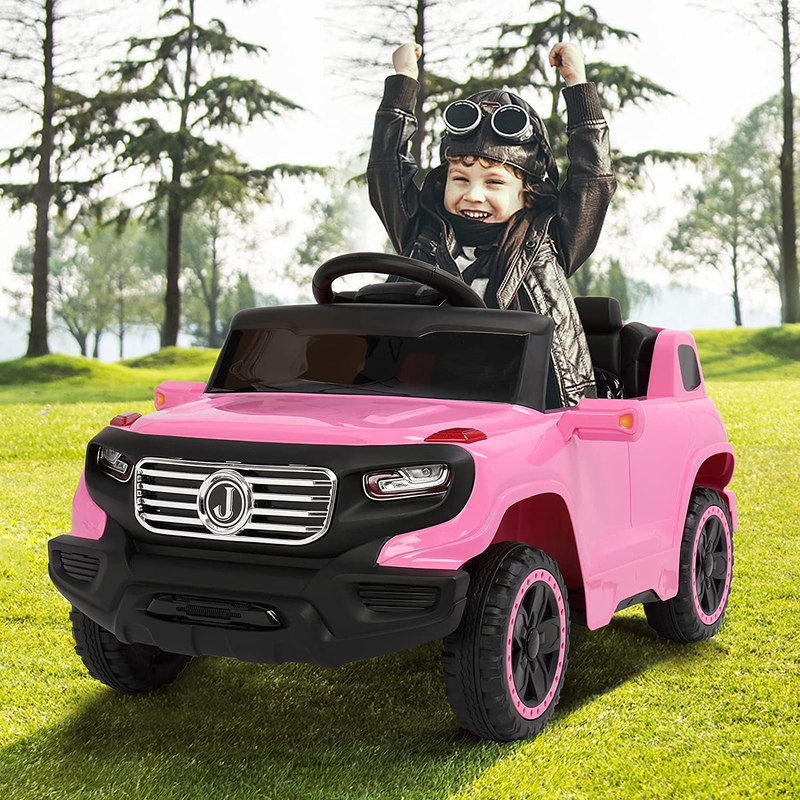 6V Battery-Powered Electric Ride-On Truck for Kids with Remote Control