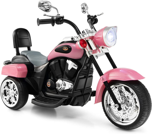 6V Battery Powered Kids Chopper Motorcycle with Pedal Switch