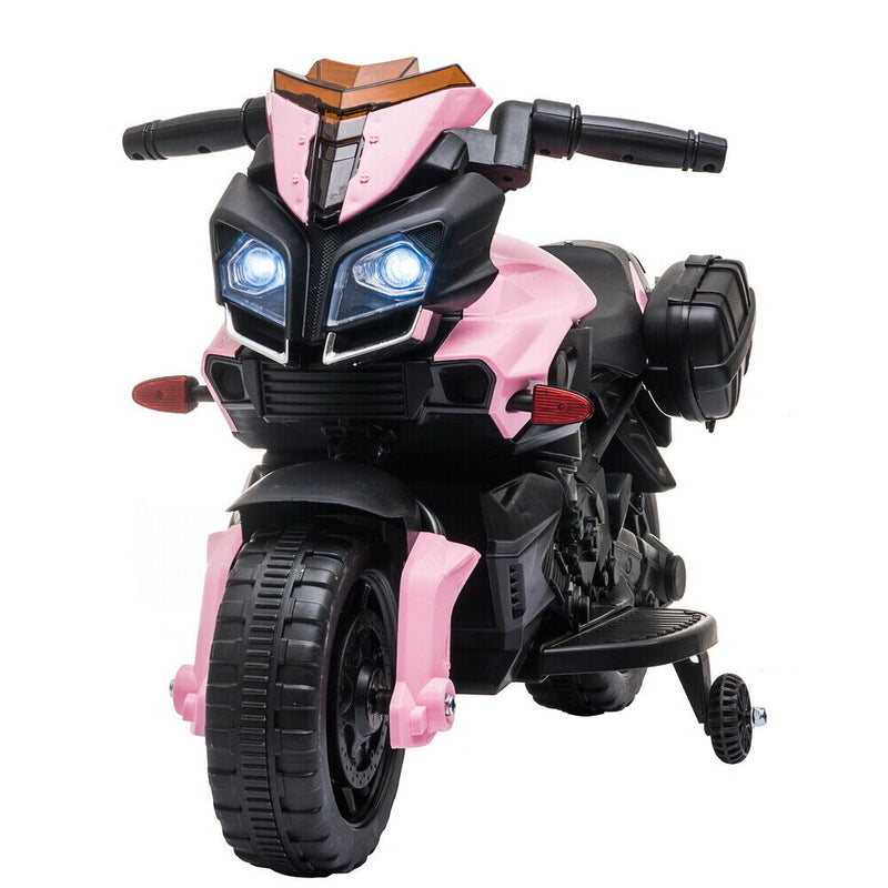 6V Battery Powered Kids Electric Motorcycle Ride-On Toy with Music