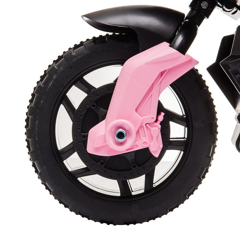 6V Battery Powered Kids Electric Motorcycle Ride-On Toy with Music