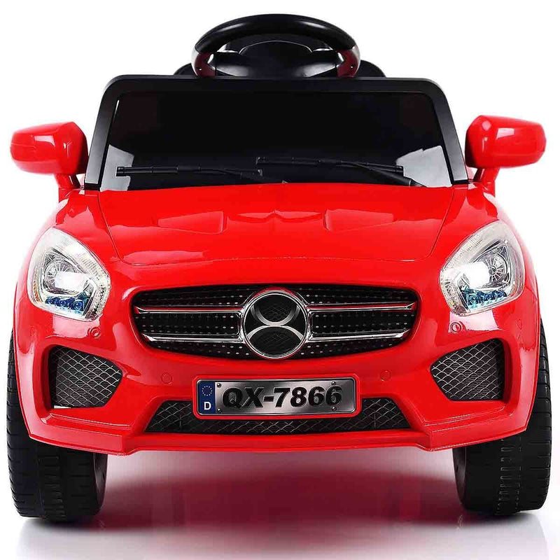 6V Battery Powered Kids Ride On Car with RC Remote Control and LED Lights