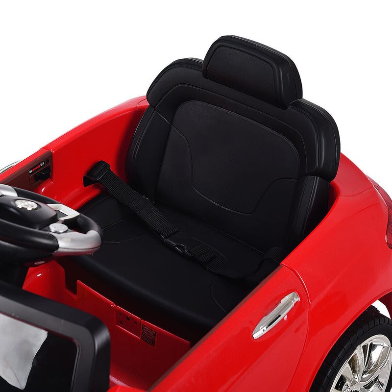 6V Battery Powered Kids Ride On Car with RC Remote Control and LED Lights