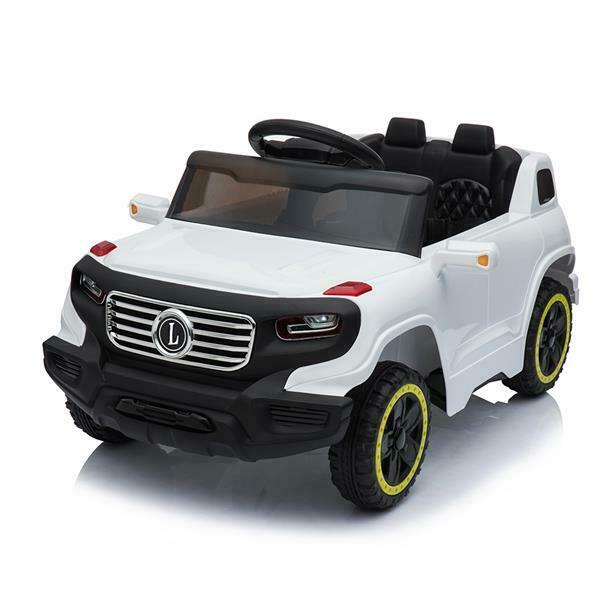 6V Battery-Powered Ride-On Car with Music, Lights, Remote Control, and Safety Features for Kids