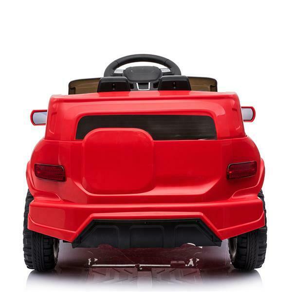 6V Battery-Powered Ride-On Car with Music, Lights, Remote Control, and Safety Features for Kids