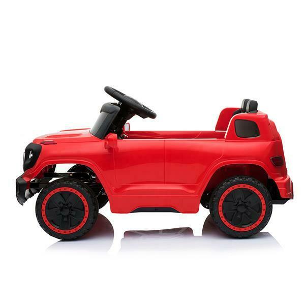 6V Battery-Powered Ride-On Car with Music, Lights, Remote Control, and Safety Features for Kids