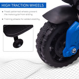 6V Battery Powered Ride-On Motorcycle for Kids with Training Wheels and Headlight