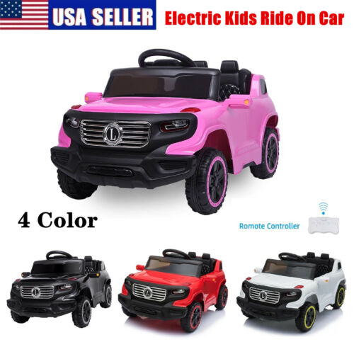 6V Electric Kids Ride-On Truck with Remote Control and 3 Speed Options