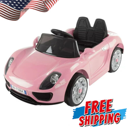 6V Electric Remote Control Sports Car Toy with Rechargeable Battery