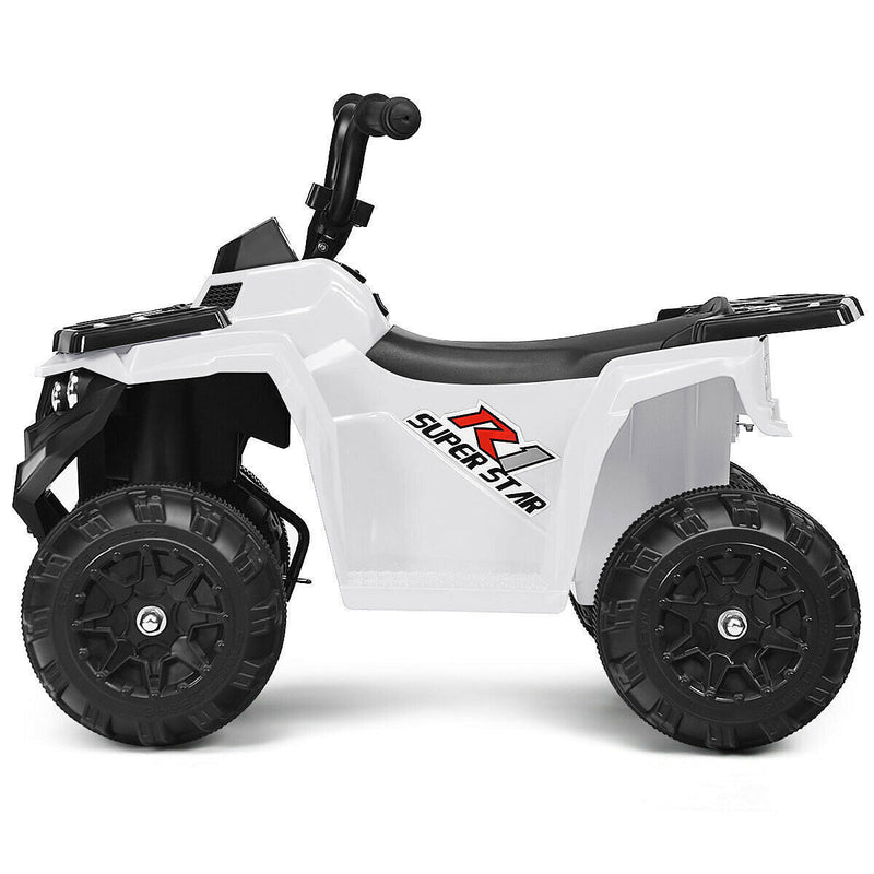 6V Electric Ride-On ATV for Kids - White