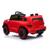 6V Electric Ride-On Car for Kids with 3 Speeds, Lights, and Remote Control