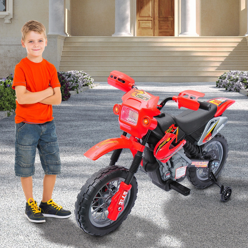 6V Electric Ride-On Dirt Bike for Kids - Outdoor Recreation Motorcycle Toy