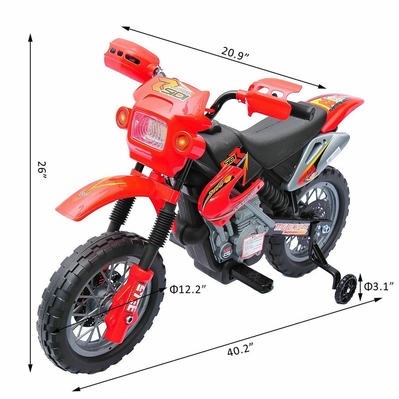 6V Electric Ride-On Dirt Bike for Kids - Outdoor Recreation Motorcycle Toy