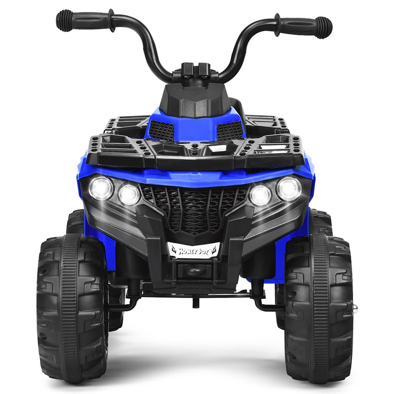 6V Electric Ride-On Quad for Kids with Battery and Lights Included