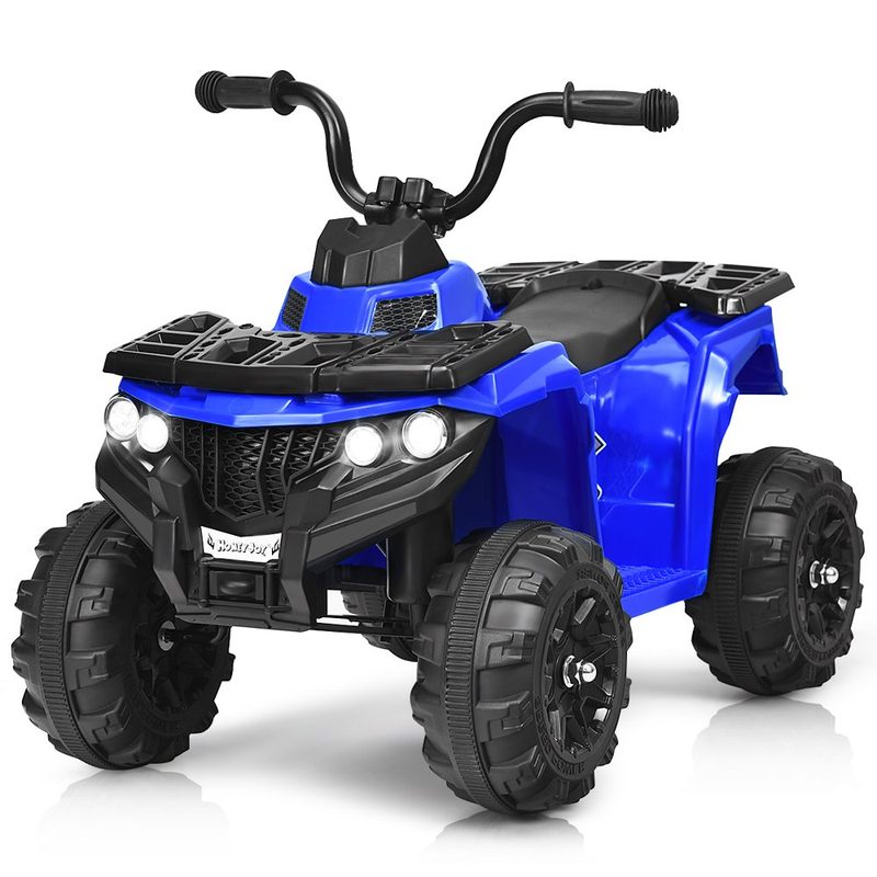 6V Electric Ride-On Quad for Kids with Battery and Lights Included