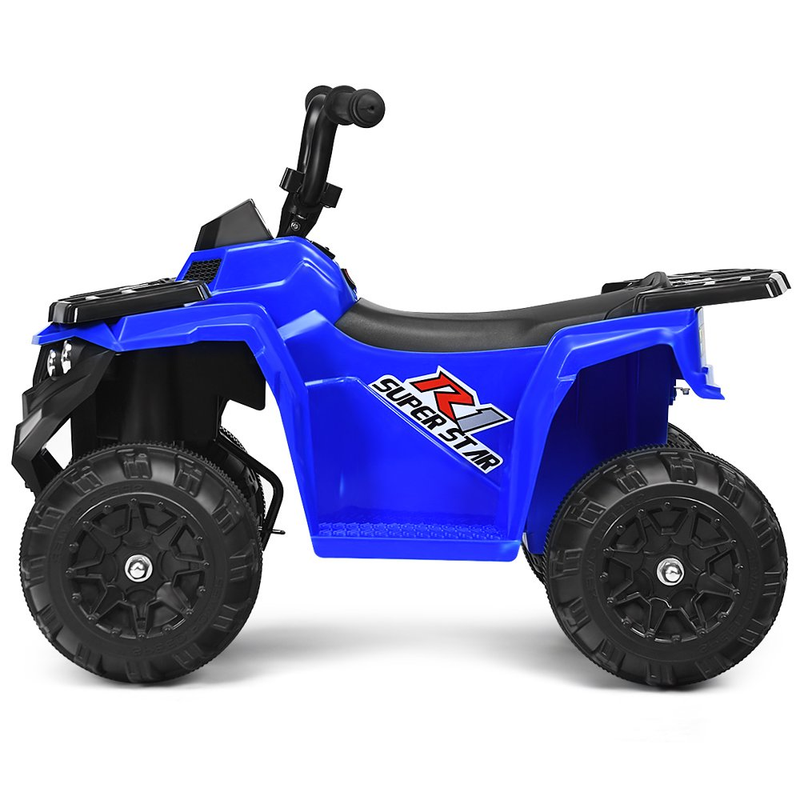 6V Electric Ride-On Quad for Kids with Battery and Lights Included