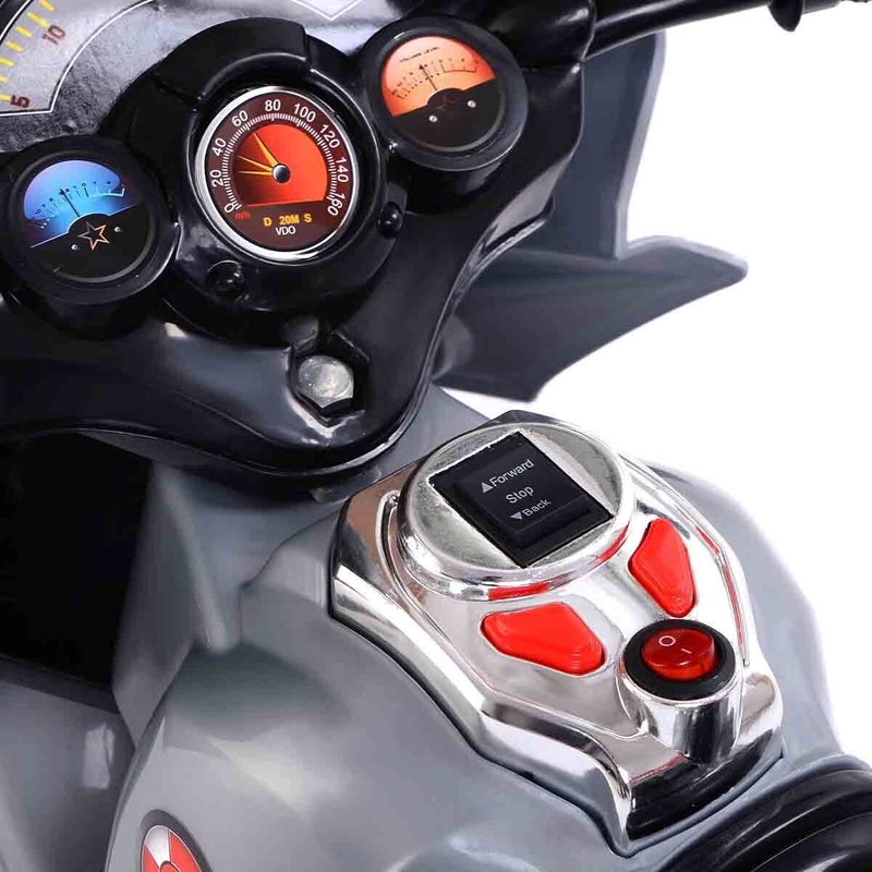 6V Electric Toy Motorcycle for Kids - Battery Powered 3 Wheel Ride On Car