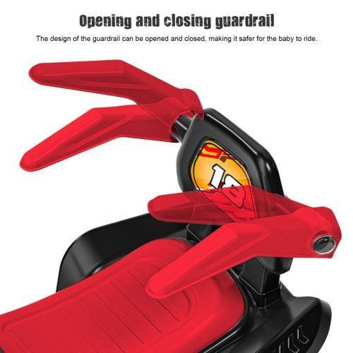 6V Kids Electric ATV 4-Wheeler Car Toy with LED Headlights and Bluetooth Connectivity