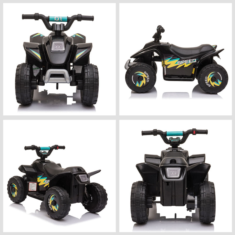 6V Kids Electric ATV 4-Wheeler Quad Toy with Forward and Reverse Function