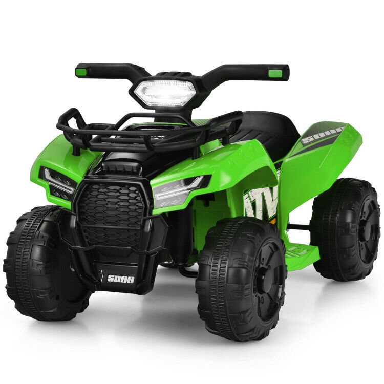 6V Kids Electric ATV Quad with LED Light and MP3 Player