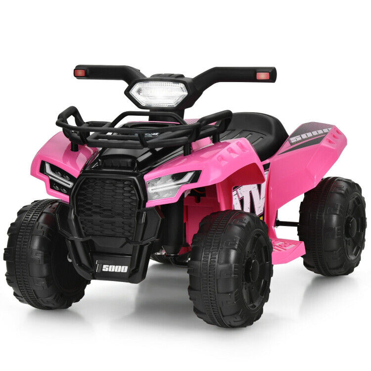 6V Kids Electric ATV Quad with LED Light and MP3 Player