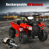 6V Kids Electric ATV Quad with LED Light and MP3 Player
