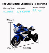 6V Kids Electric Ride on Motorcycle - Perfect Xmas Gift for Little Ones!