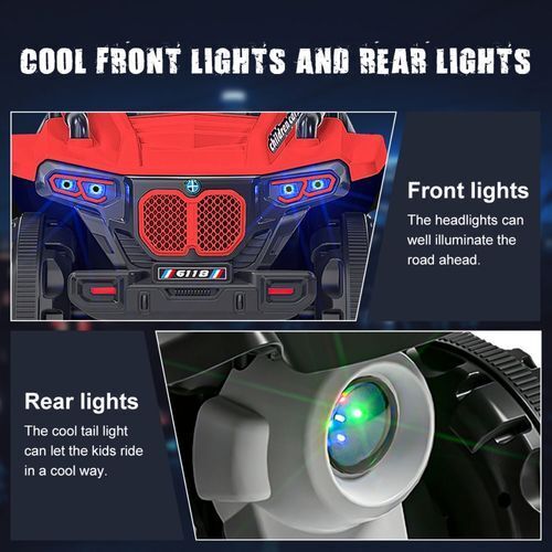 6V Kids Quad ATV Electric Vehicle Toy Car for 2-4 Years Old