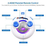 6V Kids Ride On Car with RC Remote Control, LED Lights, and MP3 Player - Red
