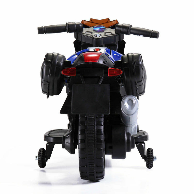 6V Kids Ride On Motorcycle with Training Wheels - Battery Powered Toy for Fast Fun!