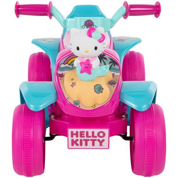 6V Pink Electric Quad Bike with Bubble Tank for Girls