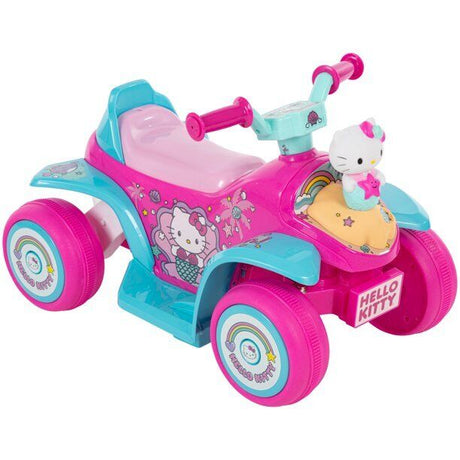6V Pink Electric Quad Bike with Bubble Tank for Girls