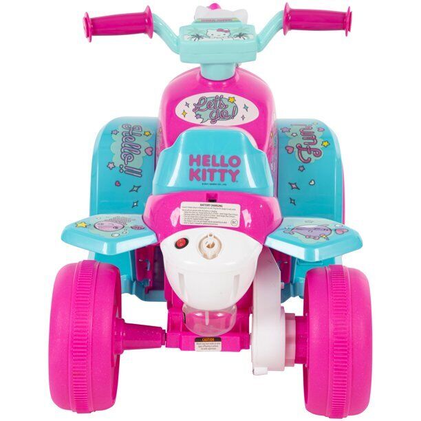 6V Pink Electric Quad Bike with Bubble Tank for Girls
