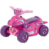 6V Pink Quad Bike Truck Car for Girls - Perfect Ride-On Toy Gift!