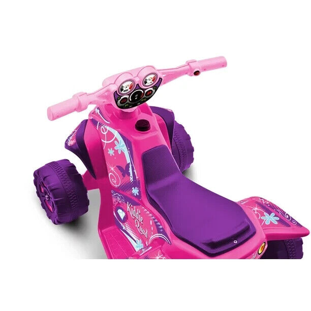 6V Pink Quad Bike Truck Car for Girls - Perfect Ride-On Toy Gift!