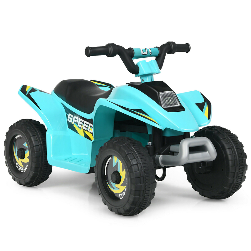 6V Rechargeable Electric ATV for Kids - Unisex Quad Bike for Boys and Girls