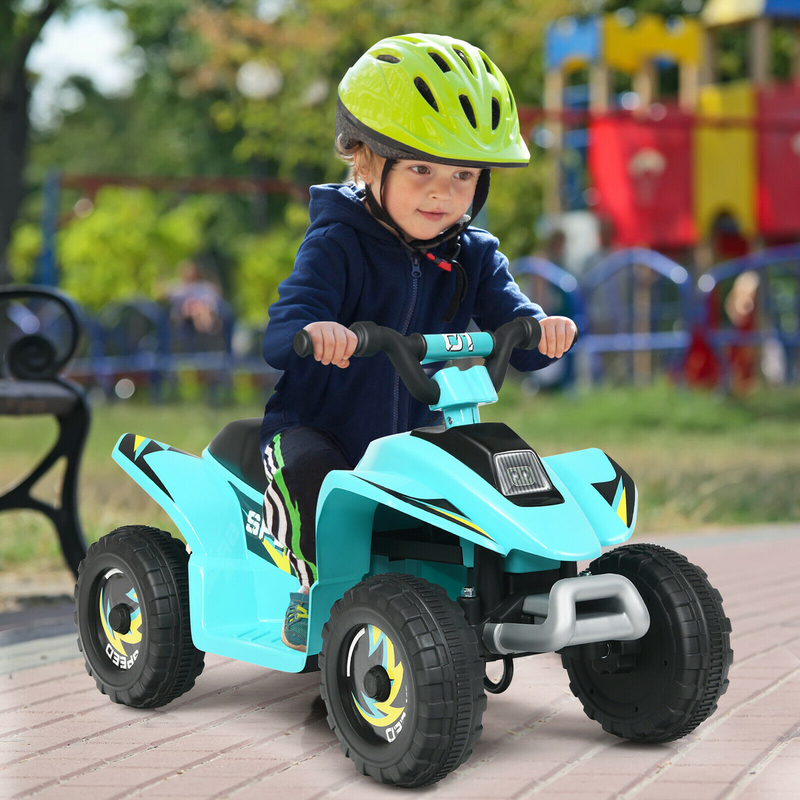 6V Rechargeable Electric ATV for Kids - Unisex Quad Bike for Boys and Girls