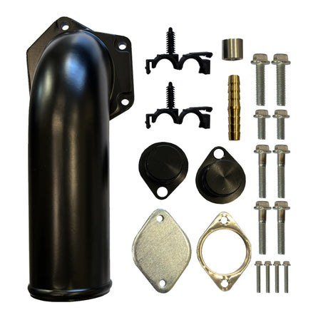 2008 - 2010 Ford 6.4L EGR Cooler Upgrade Kit w/ High Flow Intake Elbow Mels Mfg