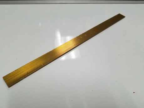 1/8" x 3/4" C360 BRASS FLAT BAR 12" long Solid .125" Plate Mill Stock (1 Pcs) Unbranded