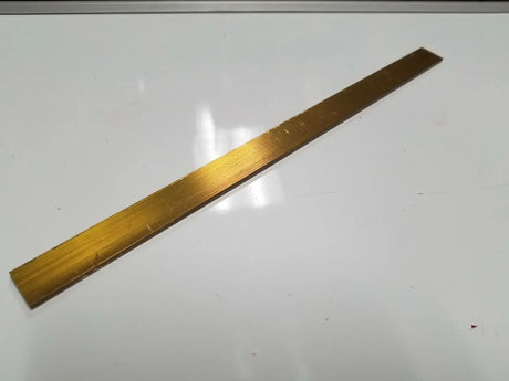 1/8" x 3/4" C360 BRASS FLAT BAR 16" long Solid .125" Plate Mill Stock (1 Pcs) Unbranded