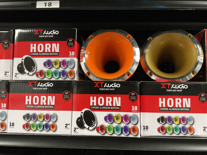 XT HORN 2" ORANGE ALUMINUM ALTA GAMA CAR AUDIO