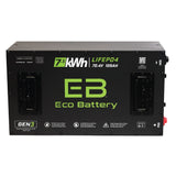 Eco Battery (72V) 70V 105Ah LiFePO4 Battery / Heated