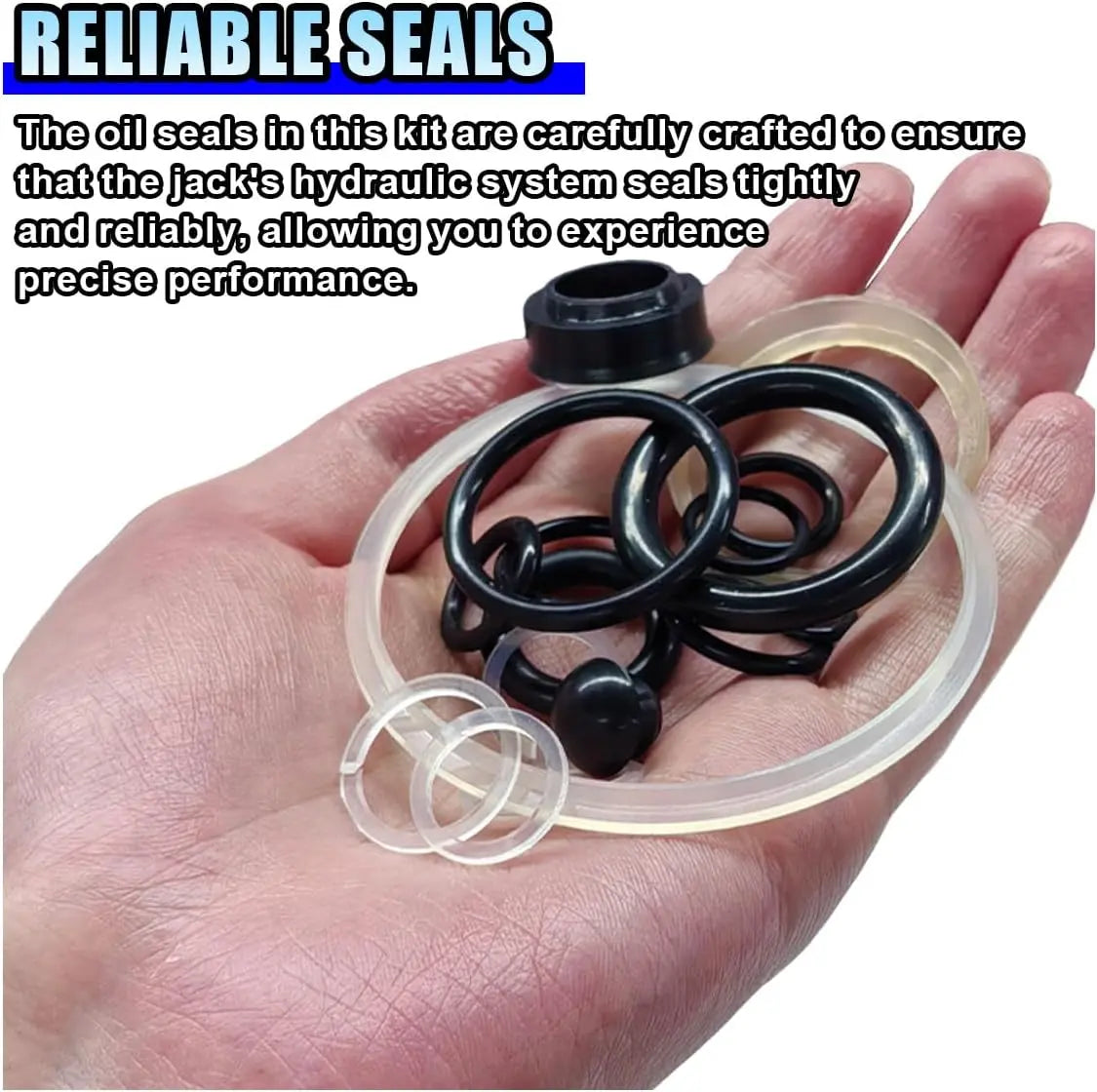 UHANBUT 3 Ton Floor Jack Seal Repair Kit for Horizontal Jacks UHANBUT-UNB-037 15 Each
