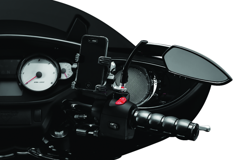 Poignées ISO universelles Kuryakyn pour guidons de 1 po, noires