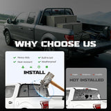 Adjustable Pickup Truck Headache Rack 64in to 78in Window Protection