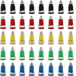 Durable Panel Mount Adapter: 4mm Banana Female Jack Socket Connector TekShack